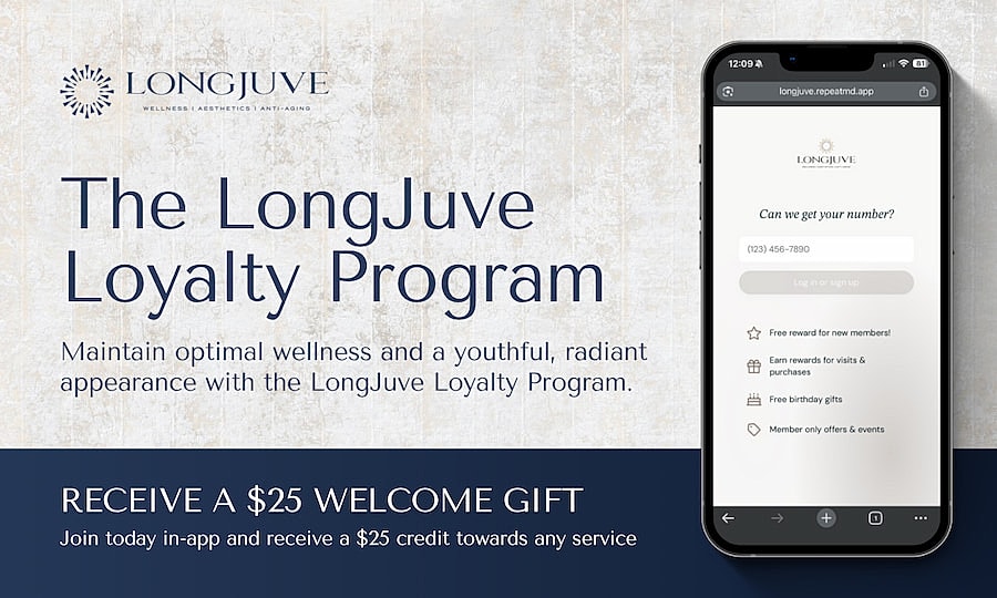 Huntsville MD Wellness Couple smiling at each other. Text overlay that says his and her october wellness specials